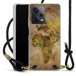 Carry Case Transparent Leather black/gold