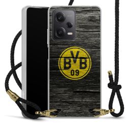 Carry Case Transparent Leather black/gold