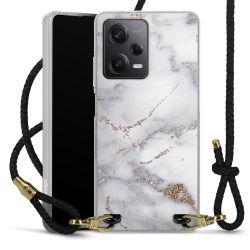 Carry Case Transparent Leather black/gold