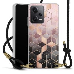 Carry Case Transparent Leather black/gold