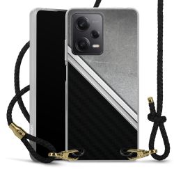 Carry Case Transparent Leather black/gold