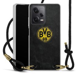 Carry Case Transparent Leather black/gold