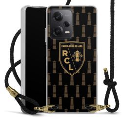 Carry Case Transparent Leather black/gold