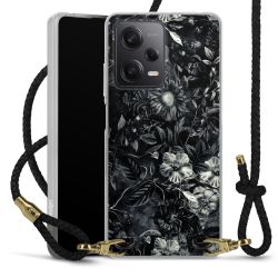 Carry Case Transparent Leather black/gold