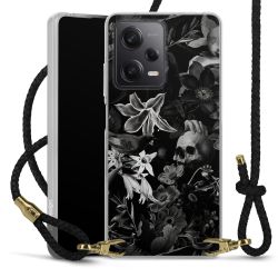 Carry Case Transparent Leather black/gold