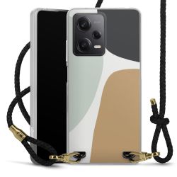 Carry Case Transparent Leather black/gold