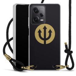 Carry Case Transparent Leather black/gold