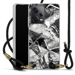 Carry Case Transparent Leather black/gold