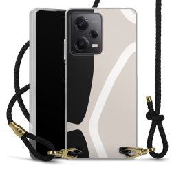 Carry Case Transparent Leather black/gold