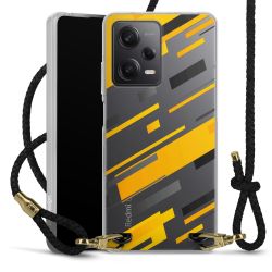 Carry Case Transparent Leather black/gold