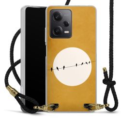 Carry Case Transparent Leather black/gold