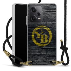 Carry Case Transparent Leather black/gold