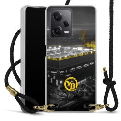 Carry Case Transparent Leather black/gold