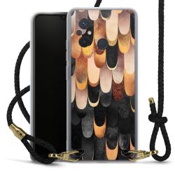 Carry Case Transparent Leather black/gold