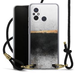 Carry Case Transparent Leather black/gold