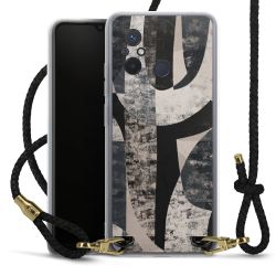 Carry Case Transparent Leather black/gold