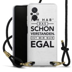 Carry Case Transparent Leder schwarz/gold