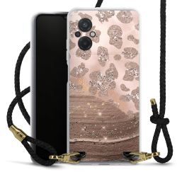 Carry Case Transparent Leather black/gold