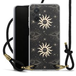 Carry Case Transparent Leather black/gold