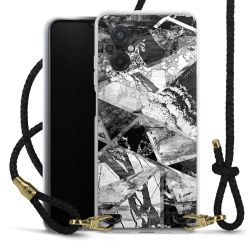 Carry Case Transparent Leather black/gold