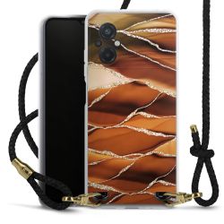 Carry Case Transparent Leather black/gold