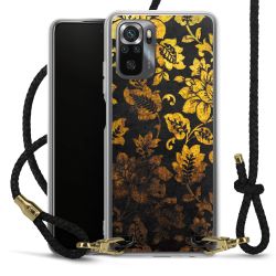 Carry Case Transparent Leather black/gold