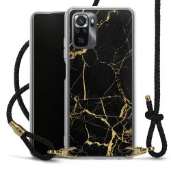 Carry Case Transparent Leather black/gold