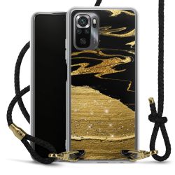 Carry Case Transparent Leather black/gold