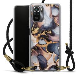 Carry Case Transparent Leather black/gold