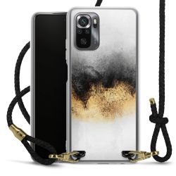 Carry Case Transparent Leather black/gold