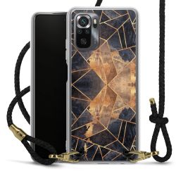 Carry Case Transparent Leather black/gold