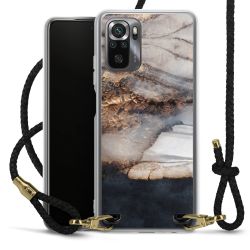 Carry Case Transparent Leather black/gold