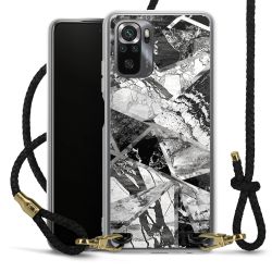 Carry Case Transparent Leather black/gold