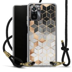 Carry Case Transparent Leather black/gold