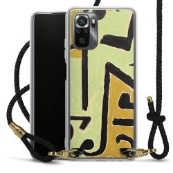 Carry Case Transparent Leather black/gold