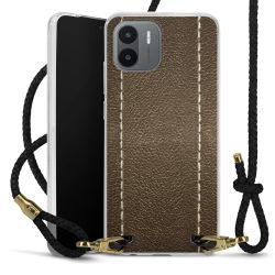 Carry Case Transparent Leather black/gold