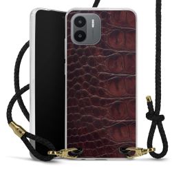 Carry Case Transparent Leather black/gold