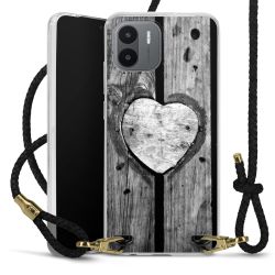 Carry Case Transparent Leather black/gold