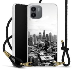 Carry Case Transparent Leather black/gold