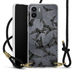 Carry Case Transparent Leather black/gold