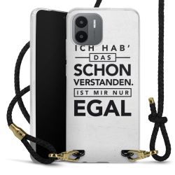 Carry Case Transparent Leder schwarz/gold