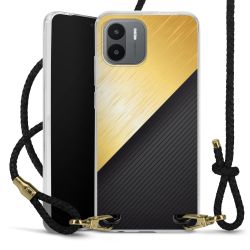 Carry Case Transparent Leather black/gold