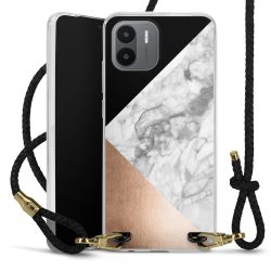 Carry Case Transparent Leather black/gold