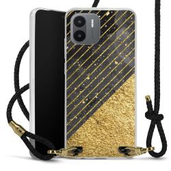 Carry Case Transparent Leather black/gold