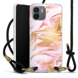 Carry Case Transparent Leather black/gold