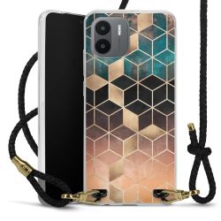 Carry Case Transparent Leather black/gold