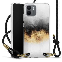 Carry Case Transparent Leather black/gold