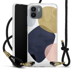 Carry Case Transparent Leather black/gold