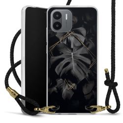 Carry Case Transparent Leather black/gold