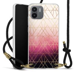 Carry Case Transparent Leather black/gold